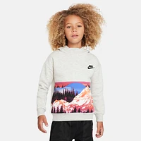 Nike Sportswear Snow Day Fleece Printed Pullover Little Kids Hoodie