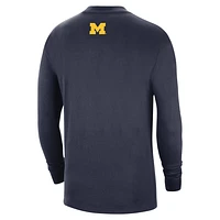 Michigan Men's Nike College Long-Sleeve Max90 T-Shirt