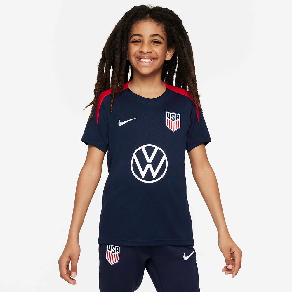 USMNT Strike Big Kids' Nike Dri-FIT Soccer Short-Sleeve Knit Top