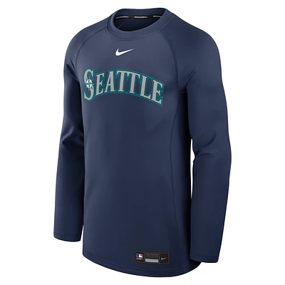 Seattle Mariners Authentic Collection Game Time Men's Nike Dri-FIT MLB Long-Sleeve T-Shirt