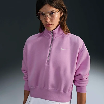 Nike Sportswear Phoenix Fleece Women's 1/4-Zip Cropped Sweatshirt