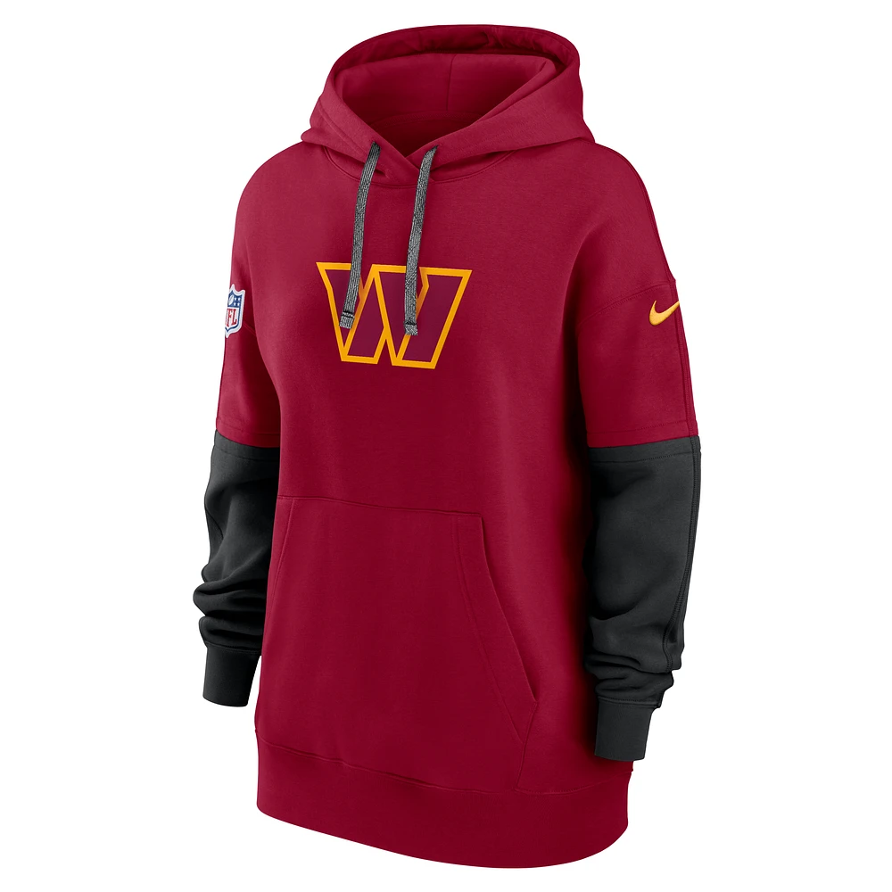 Washington Commanders Sideline Essential Women's Nike NFL Pullover Hoodie