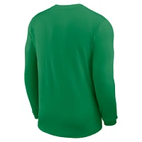 Oregon Sideline Coach Men's Nike Dri-FIT College Long-Sleeve Top