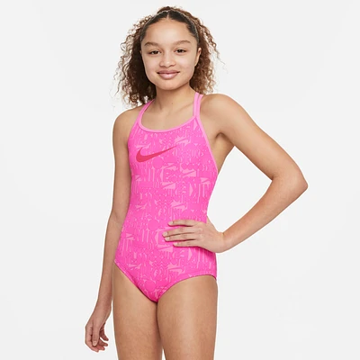 Nike Swim Retro Flow Big Kids' (Girls') T-Back One-Piece Swimsuit