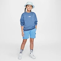 Nike Sportswear Club Fleece Big Kids' (Girls') Oversized Crew-Neck Sweatshirt