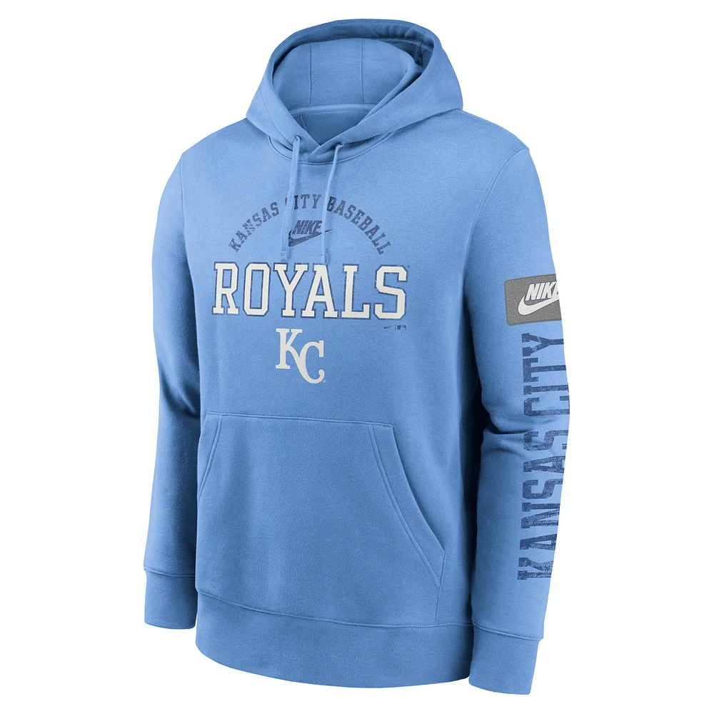 Kansas City Royals Cooperstown Splitter Club Men’s Nike MLB Pullover Hoodie