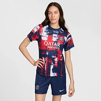 Paris Saint-Germain Academy Pro Home Women's Nike Dri-FIT Soccer Pre-Match Top