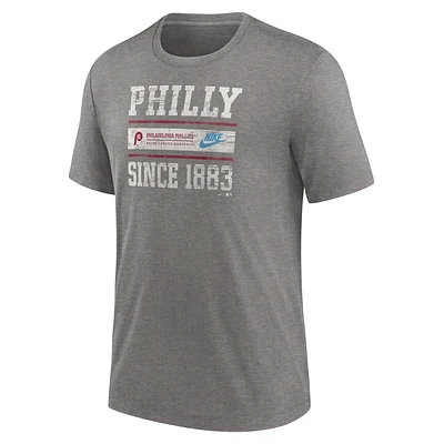 Philadelphia Phillies Cooperstown Local Stack Men's Nike MLB T-Shirt