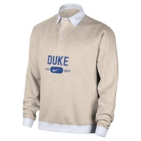 Duke Club Fleece Men's Nike College Long-Sleeve Polo