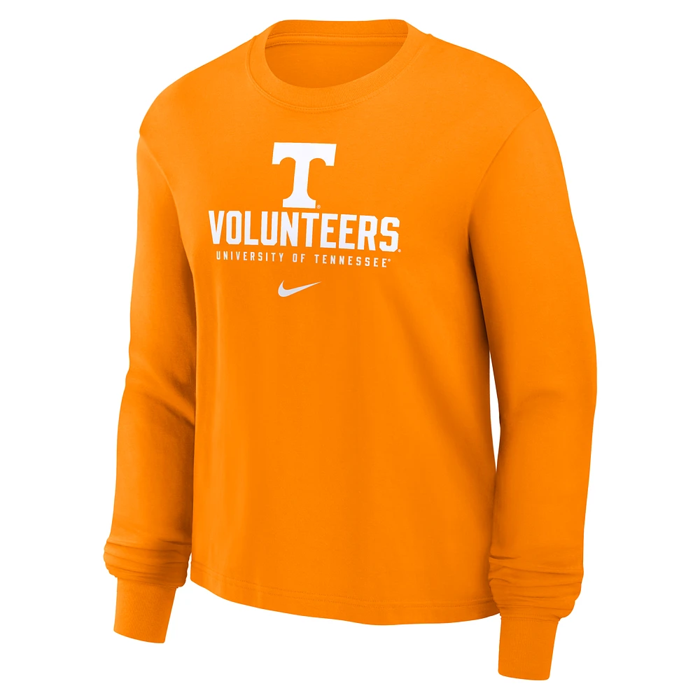 Tennessee Volunteers Primetime University Boxy Women's Nike College Long-Sleeve T-Shirt