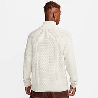 Nike Life Men's Cable Knit Turtleneck Sweater