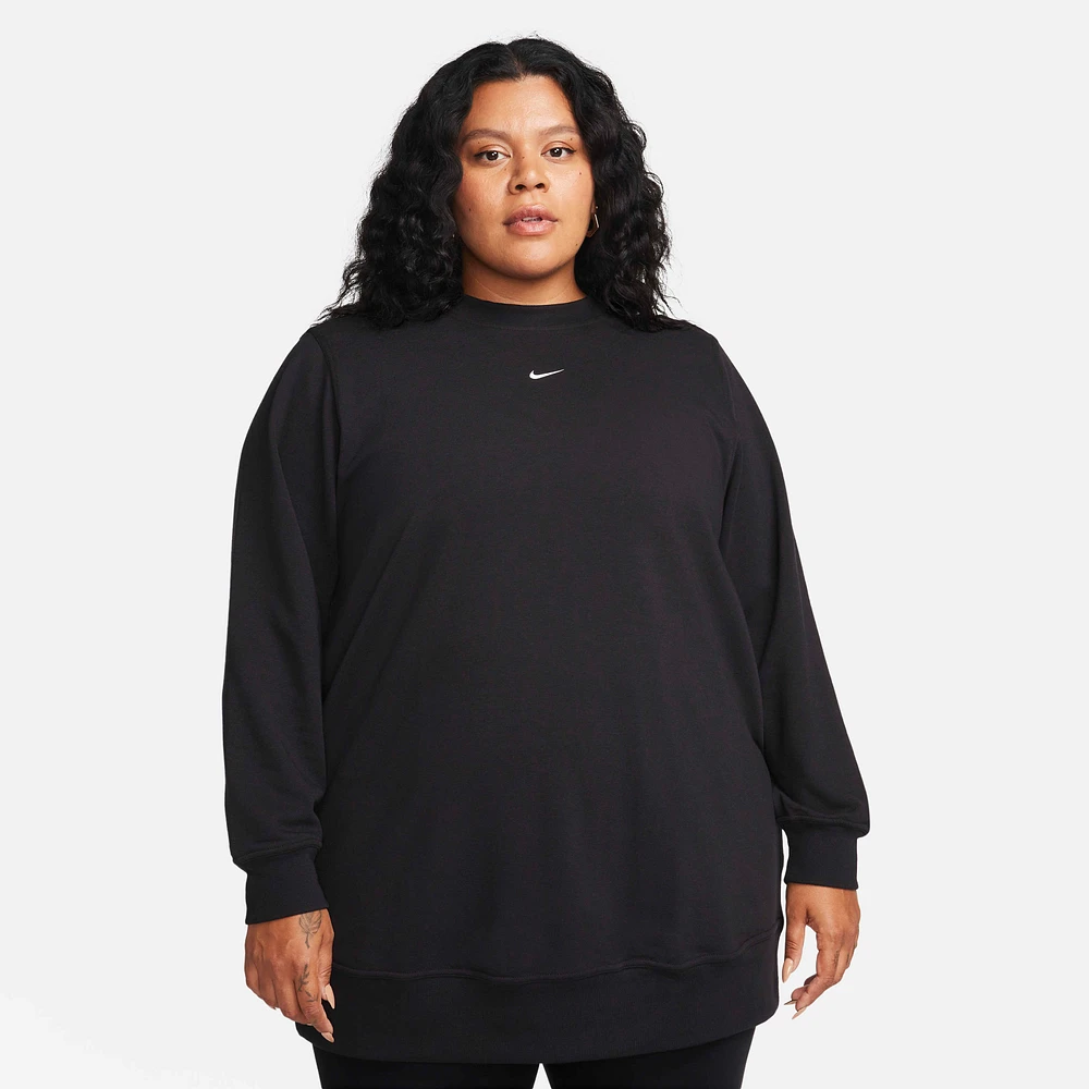 Nike Dri-FIT One Women's Crew-Neck French Terry Tunic (Plus Size)