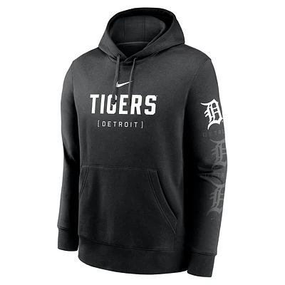 Detroit Tigers Fashion Club Men's Nike MLB Pullover Hoodie