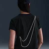 Nike Sportswear Club Women's Short-Sleeve Cropped Graphic T-Shirt