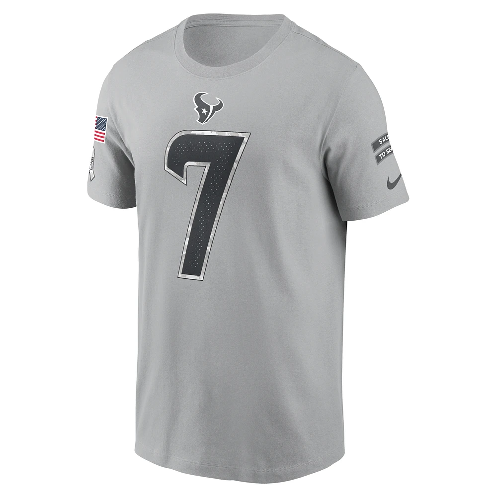 C.J. Stroud Houston Texans Salute to Service Men's Nike NFL T-Shirt