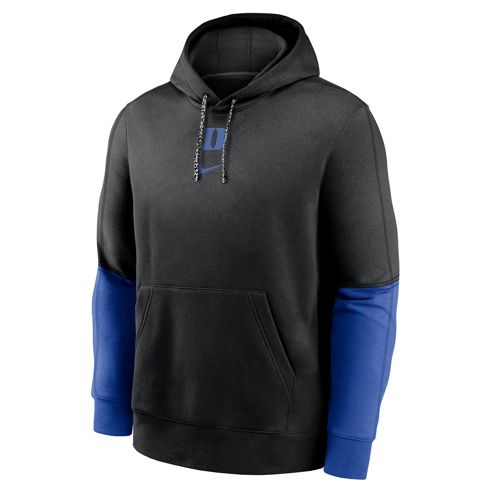 Duke Blue Devils Sideline Team Issue Club Men's Nike College Pullover Hoodie