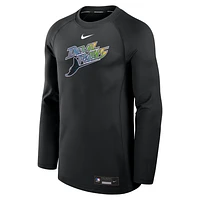 Tampa Bay Rays Authentic Collection Game Time Men's Nike Dri-FIT MLB Pullover Crew