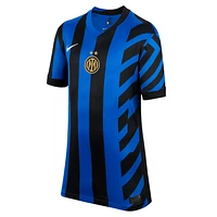 Inter Milan 2024/25 Stadium Home Big Kids' Nike Dri-FIT Soccer Replica Jersey