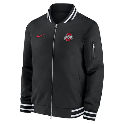 Alabama Crimson Tide Sideline Men's Nike College Full-Zip Bomber Jacket