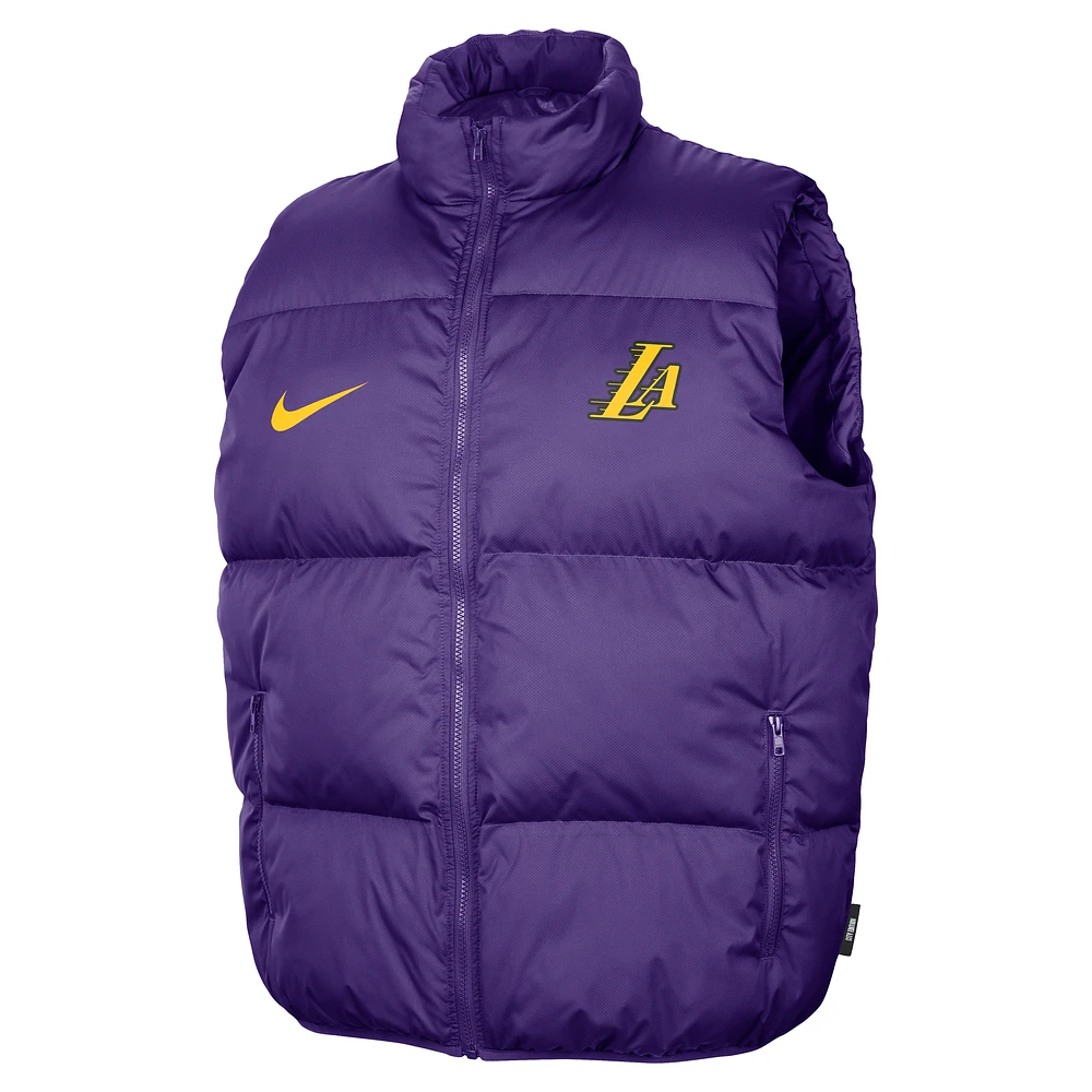 Los Angeles Lakers City Edition Men's Nike NBA Puffer Vest