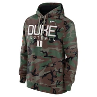 Duke Blue Devils Military Appreciation Club Men’s Nike College Pullover Hoodie