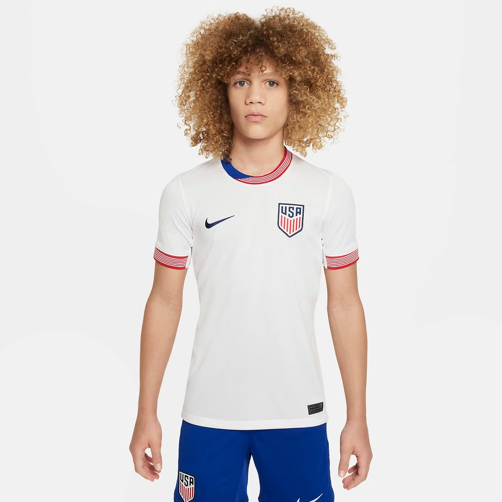 USMNT 2024 Stadium Home Big Kids' Nike Dri-FIT Soccer Replica Jersey