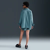Nike Sportswear Chill Poplin Women's Loose Long-Sleeve Button-Up Top