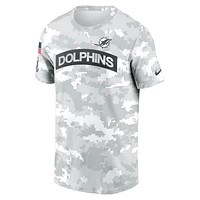 Miami Dolphins Salute to Service Edge Arch Men's Nike Dri-FIT NFL T-Shirt