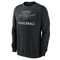 Nike Swoosh Club Fleece Men's Pickleball Pullover Crew-Neck Sweatshirt