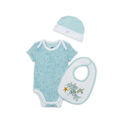 Nike Adventure Doodle Baby 3-Piece Bodysuit Box Set