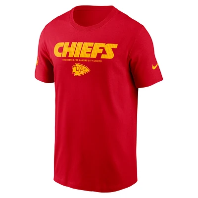 Kansas City Chiefs Sideline Team Issue Men's Nike Dri-FIT NFL T-Shirt