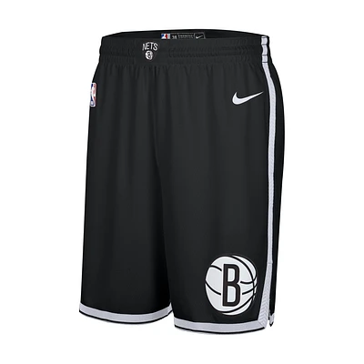 Brooklyn Nets 2024/25 Swingman Icon Edition Big Kids' Nike Dri-FIT NBA Replica Shorts