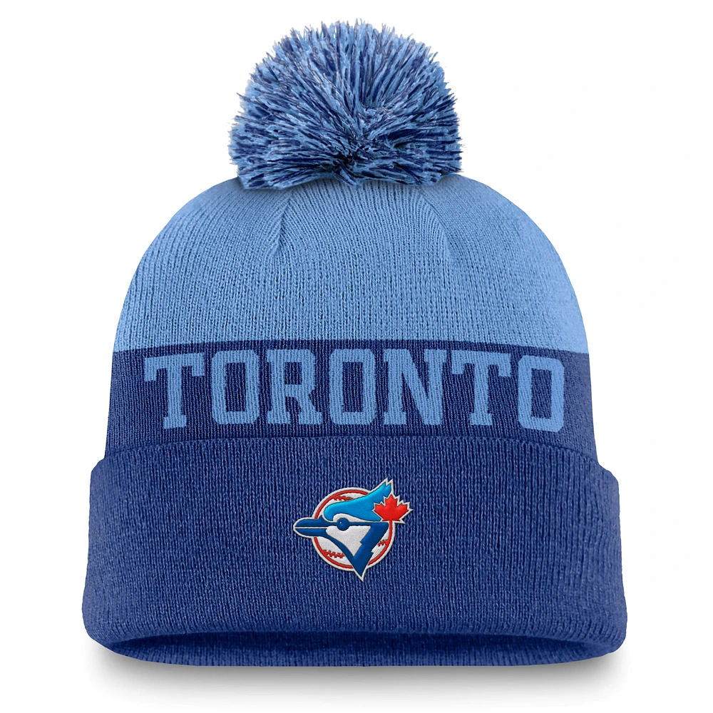 Toronto Blue Jays Rewind Peak Men's Nike MLB Cuffed Pom Beanie