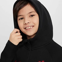 Liverpool FC Tech Fleece Big Kids' (Boys') Nike Soccer Full-Zip Hoodie