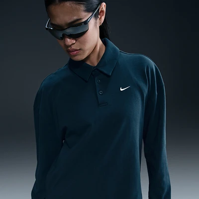 Nike Sportswear Essential Women's Oversized Long-Sleeve Polo