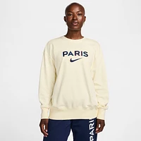 Paris Saint-Germain Phoenix Fleece Women's Nike Soccer Oversized Crew-Neck Sweatshirt