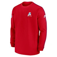 New England Patriots Logo Coach Men’s Nike NFL Long-Sleeve Top