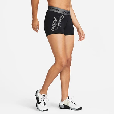 Nike Pro Women's Mid-Rise 3" Graphic Shorts