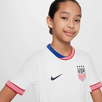 USWNT 2024 Match Home Big Kids' Nike Dri-FIT ADV Soccer Authentic Jersey