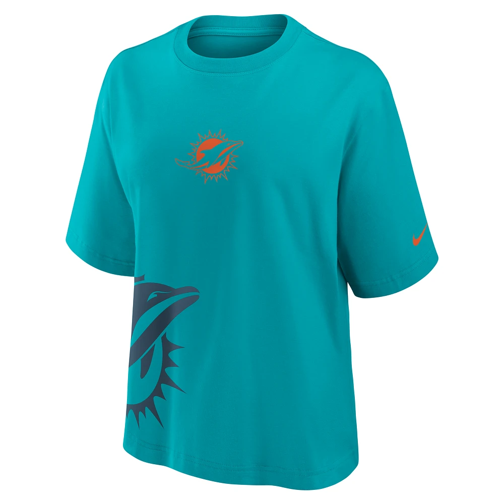 Miami Dolphins Boxy Women's Nike NFL T-Shirt