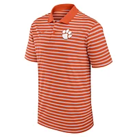 Clemson Tigers Primetime Victory Striped Men's Nike Dri-FIT College Polo