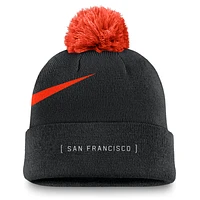 San Francisco Giants Peak Men's Nike MLB Cuffed Pom Beanie