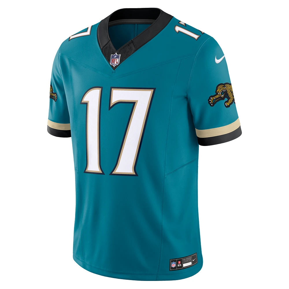 Travis Etienne Jr. Jacksonville Jaguars Men's Nike Dri-FIT NFL Limited Football Jersey