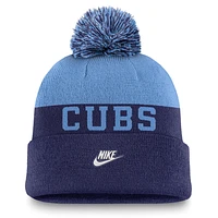 Chicago Cubs Rewind Peak Men's Nike MLB Cuffed Pom Beanie