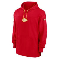 Kansas City Chiefs Sideline Jersey Men's Nike Dri-FIT NFL Pullover Hoodie