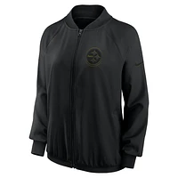 Pittsburgh Steelers Women's Nike Dri-FIT NFL Full-Zip Jacket