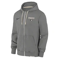 Pittsburgh Pirates Authentic Collection Travel Men's Nike Dri-FIT MLB Full-Zip Hoodie