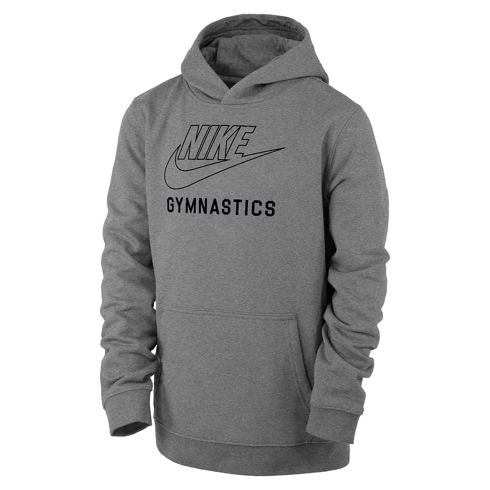 Nike Swoosh Club Fleece Big Kids' Gymnastics Pullover Hoodie