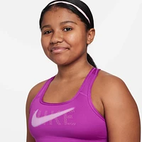 Nike Swoosh Big Kids' (Girls') Reversible Sports Bra (Extended Size)