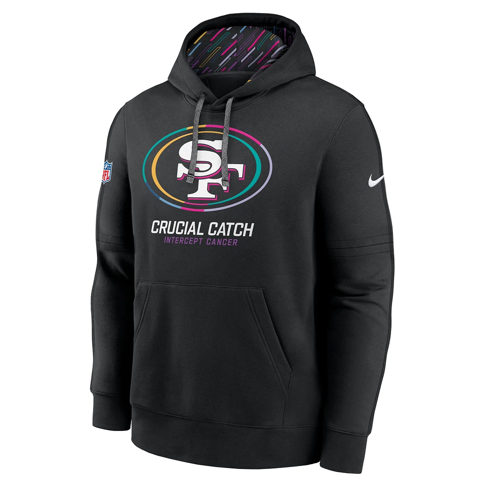 San Francisco 49ers Crucial Catch Club Men's Nike NFL Pullover Hoodie